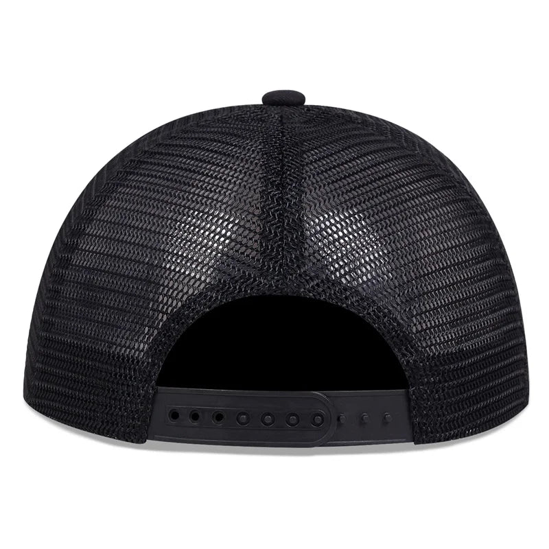 Svart Trucker Keps Varg