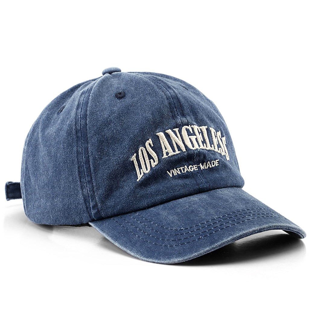 Blå dad hat keps med Los Angeles-brodyr