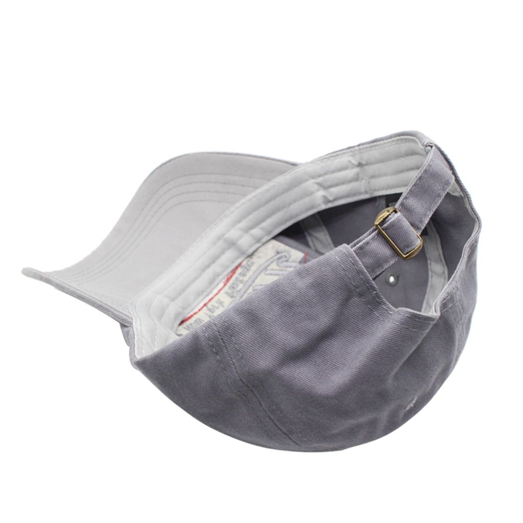 Trendig gråfärgad justerbar keps för herr
