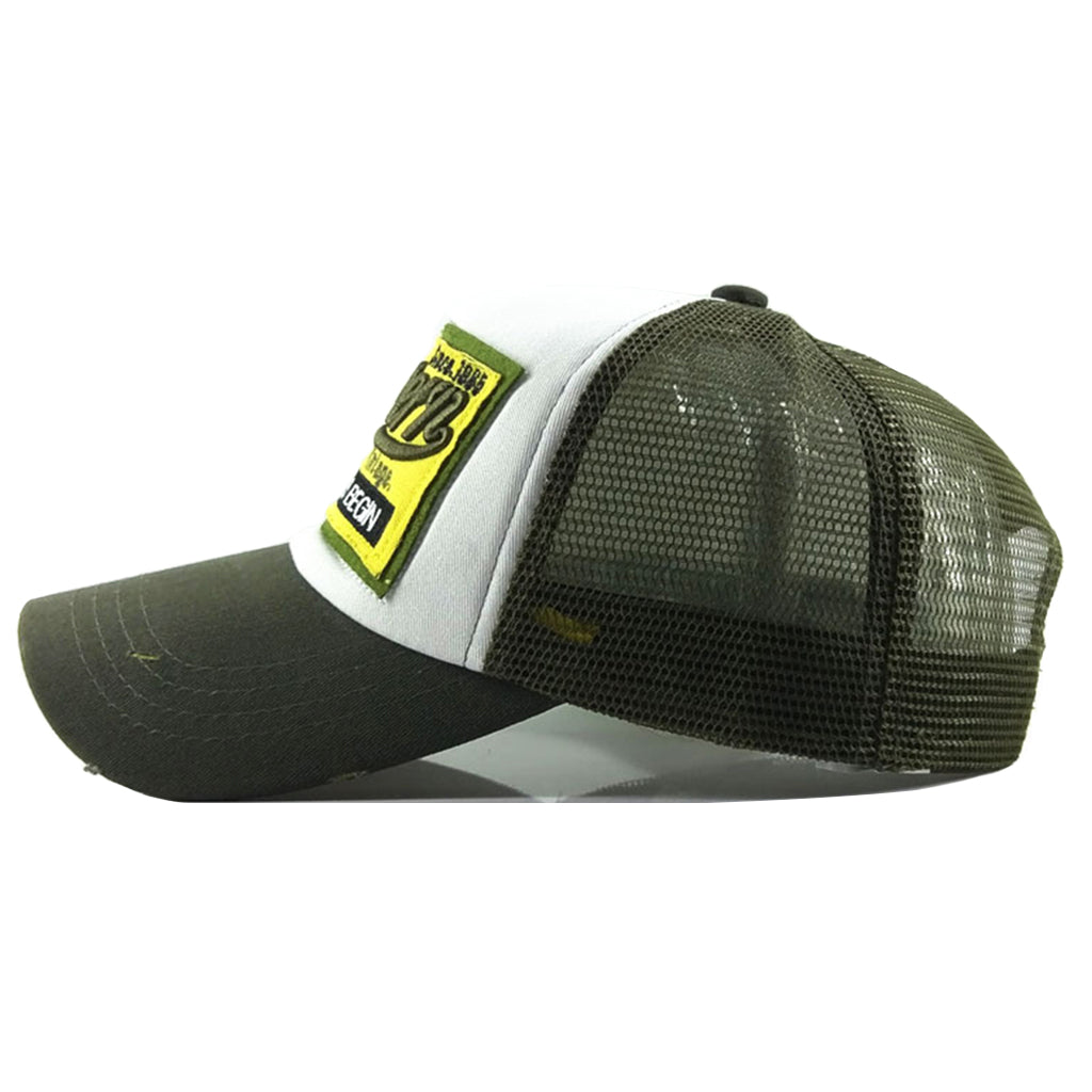 Grön trucker keps för herr