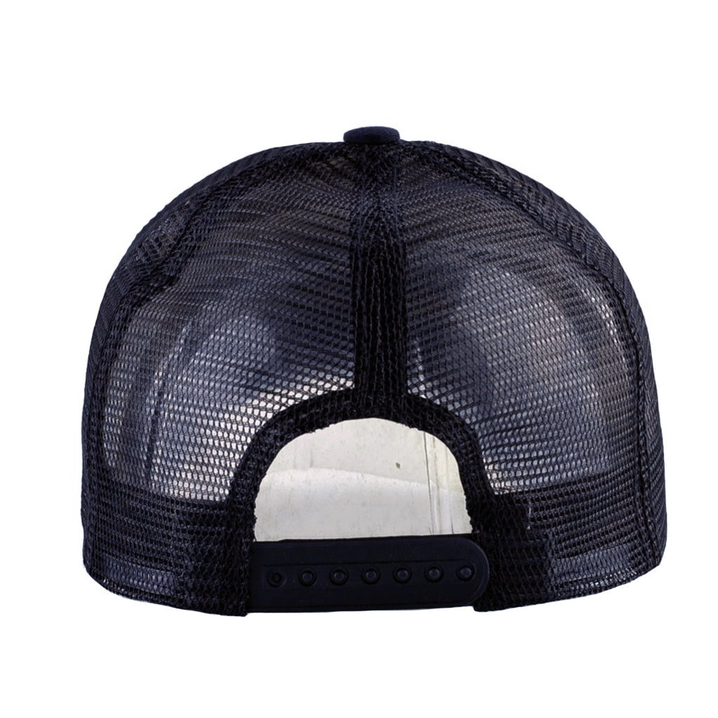 Mörkblå nätkeps med snapback