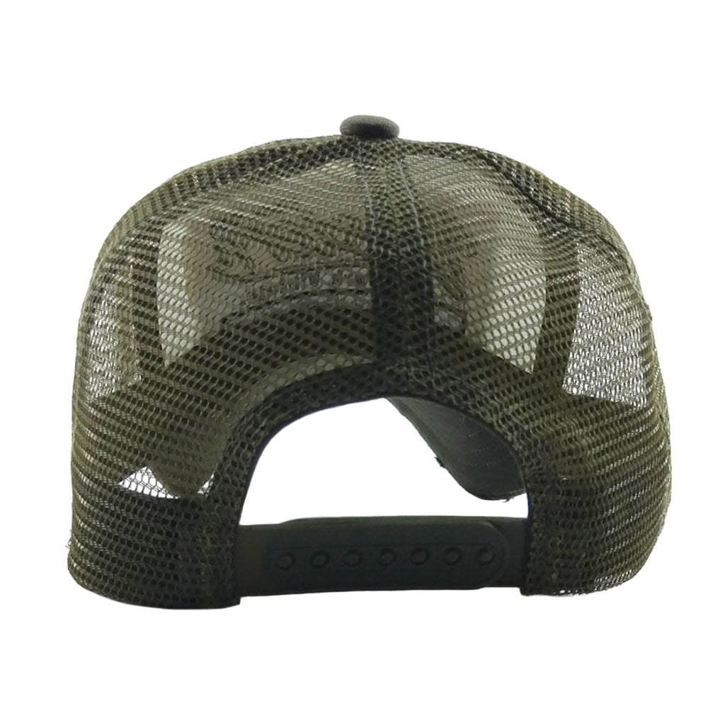 Militärgrön keps med nät