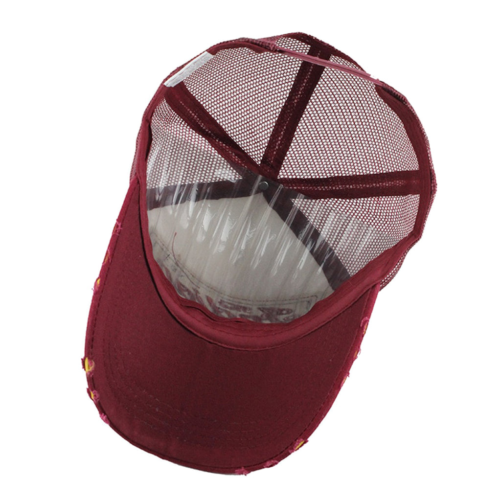 Vintage nätkeps röd