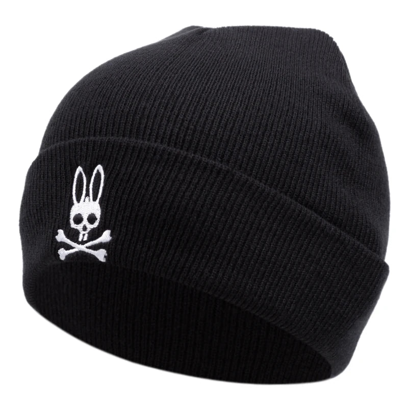 Svart Beanie Bad Rabbit