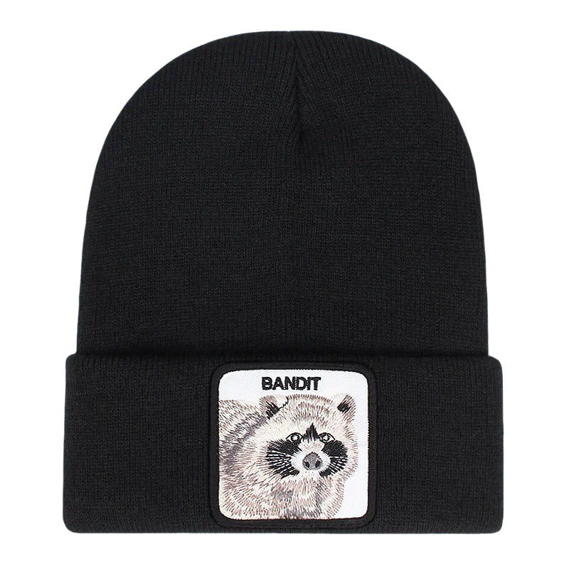 Svart tvättbjörnsmössa