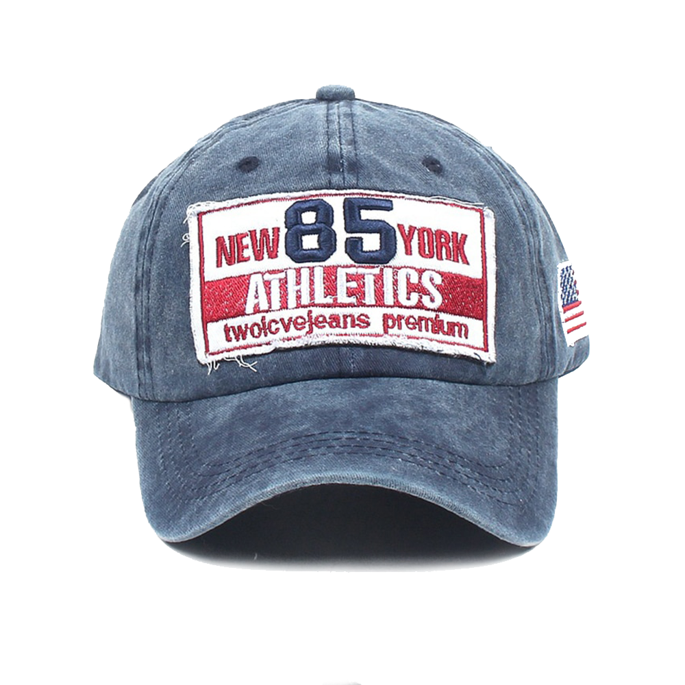 85 Athletics Navy Washed Adjustable