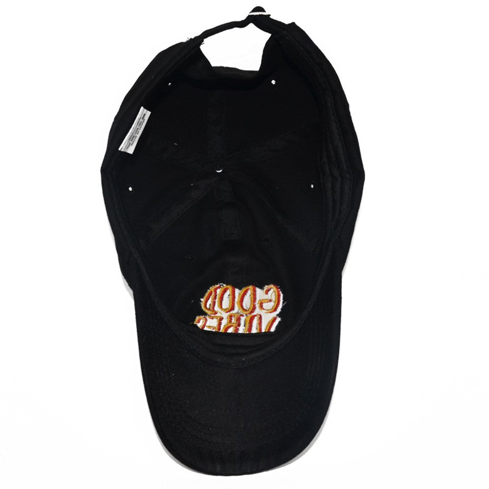 Good Vibes Svart Unconstructed Dad Hat