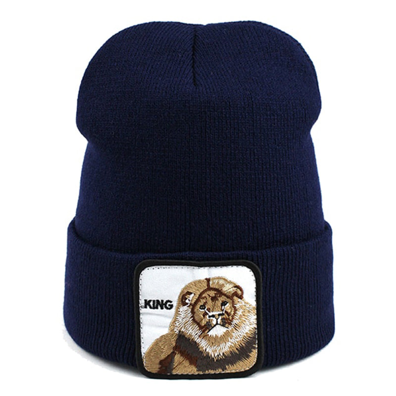 Animal King Navy Uppvikt Mössa