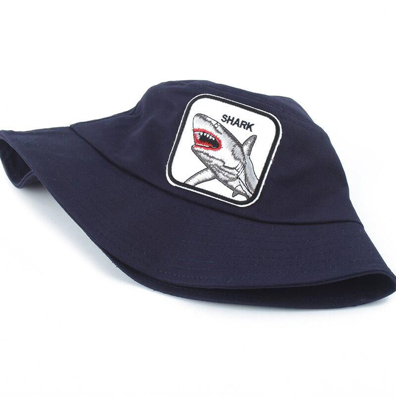 Animal Shark Foldable Navy Bucket