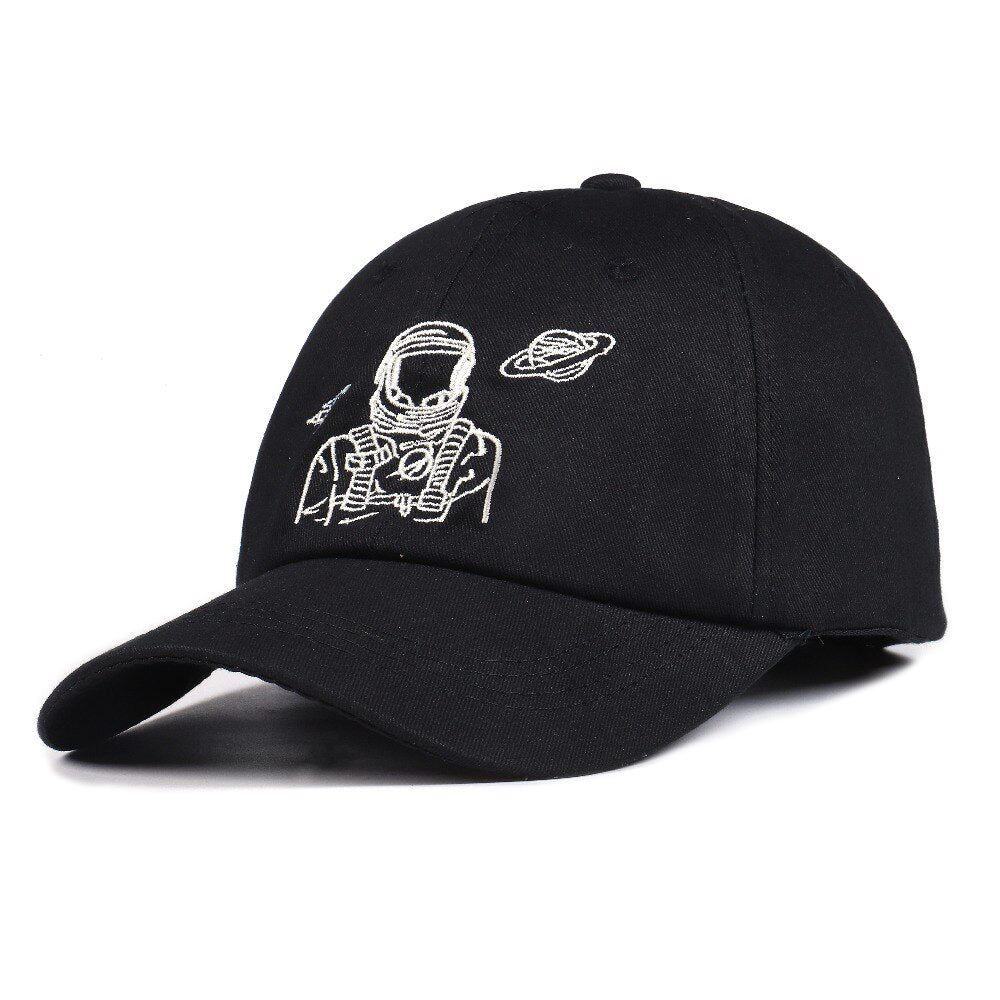 Spaceman Explorer Svart Dad Hat