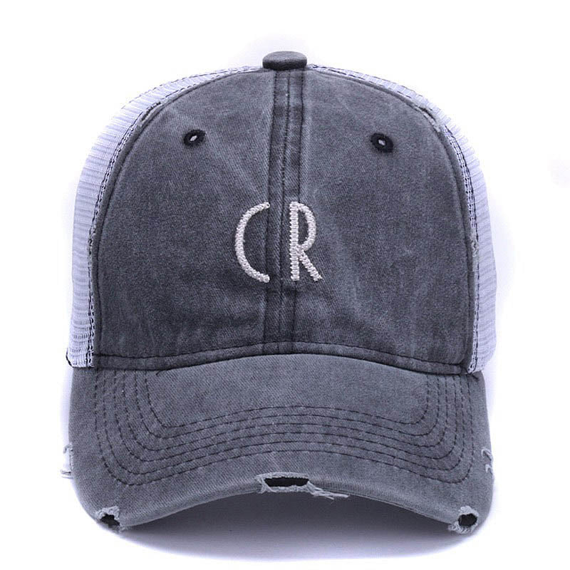 C R Mesh Trashed Grå Adjustable