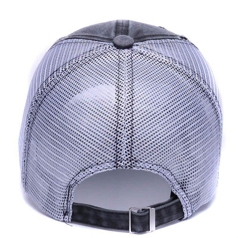 C R Mesh Trashed Grå Adjustable