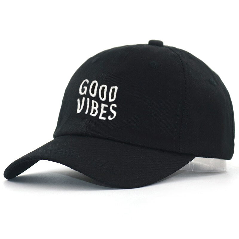 GOOD VIBES Svart Dad Hat