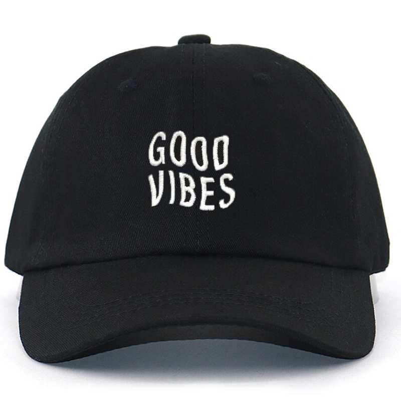 GOOD VIBES Svart Dad Hat