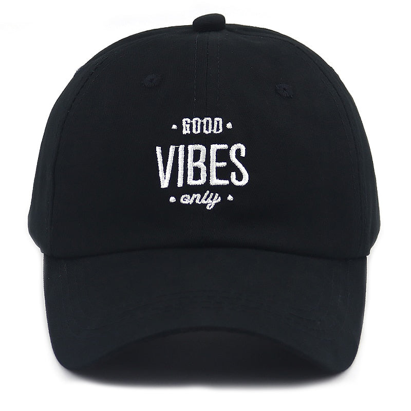 Good Vibes Only Svart Dad Hat