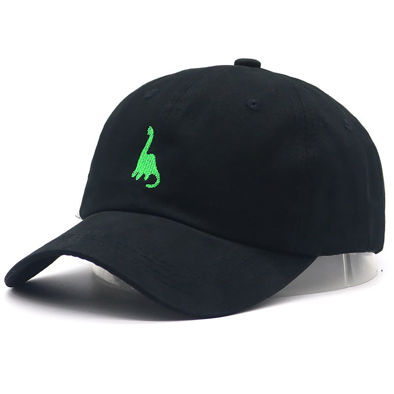 Green Dinosaur Svart Dad Hat
