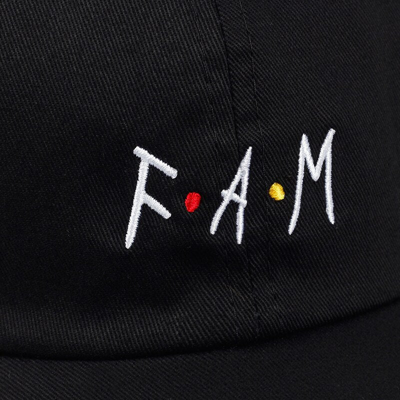 F.A.M Svart Adjustable Dad Hat