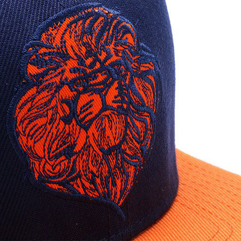 Panthera Leo Navy/Orange Snapback