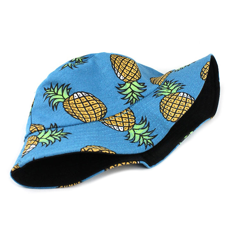 Pineapple Foldable Ljusblå Bucket