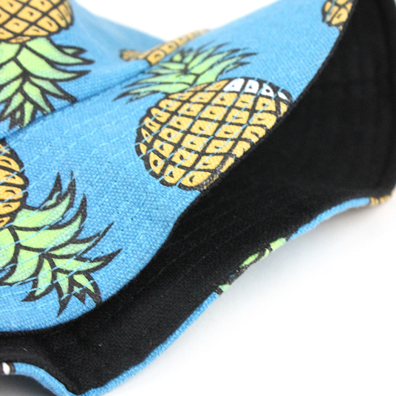 Pineapple Foldable Ljusblå Bucket