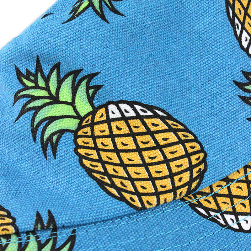 Pineapple Foldable Ljusblå Bucket