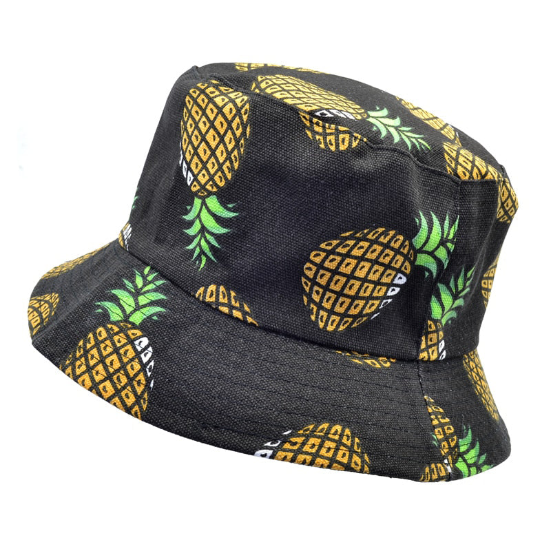 Pineapple Foldable Svart Bucket