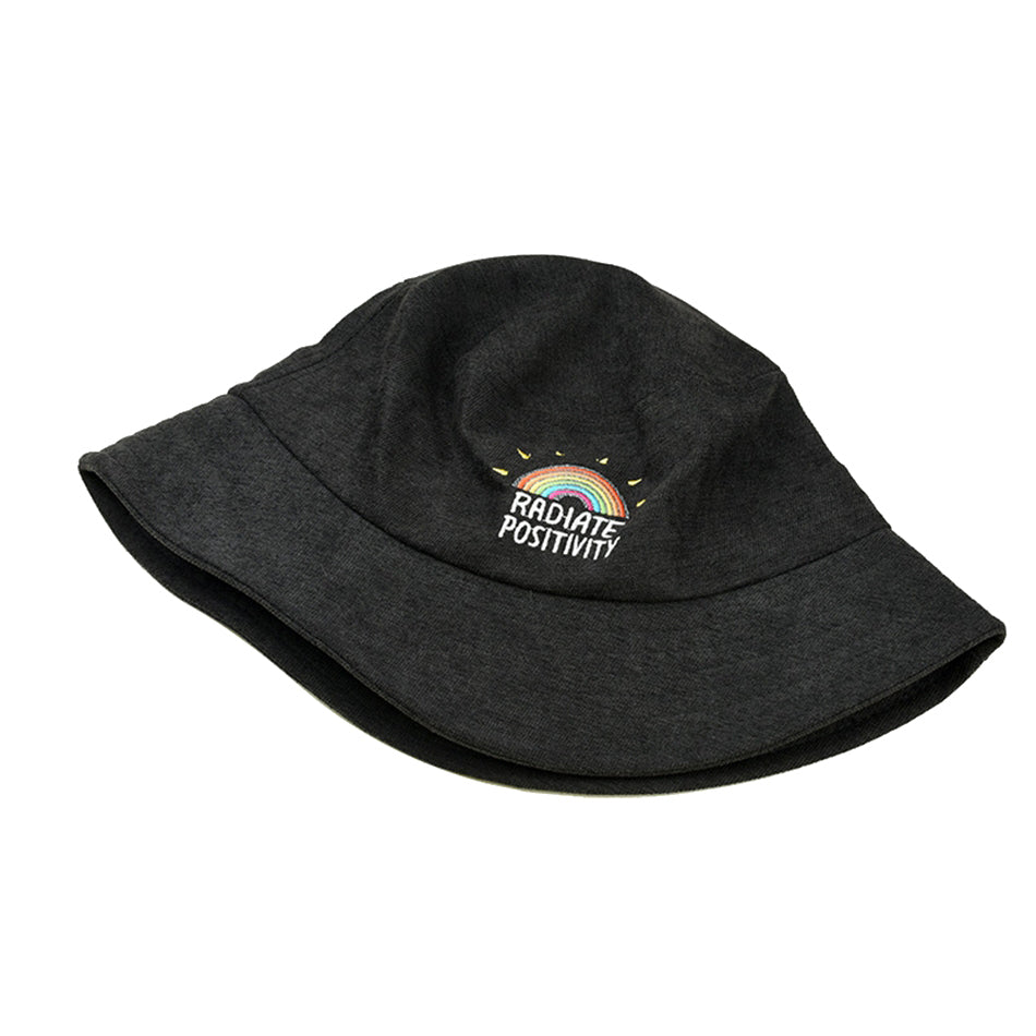 Radiate Positivity Foldable Svart Bucket