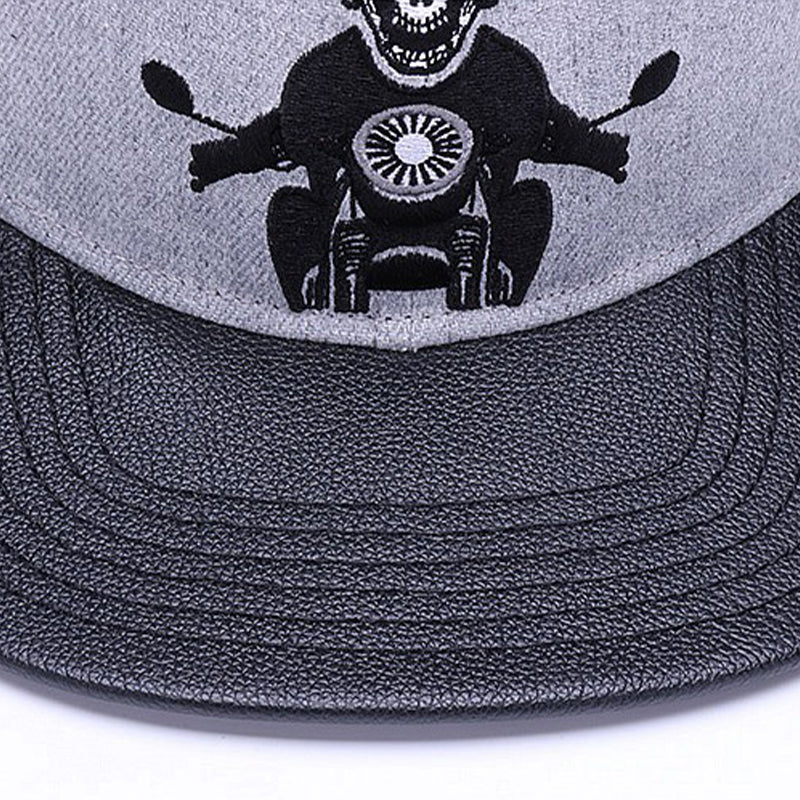 Skeleton Rider Grå Snapback