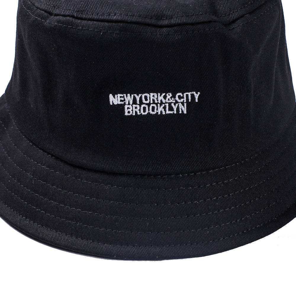 New York & Brooklyn Foldable Svart Bucket