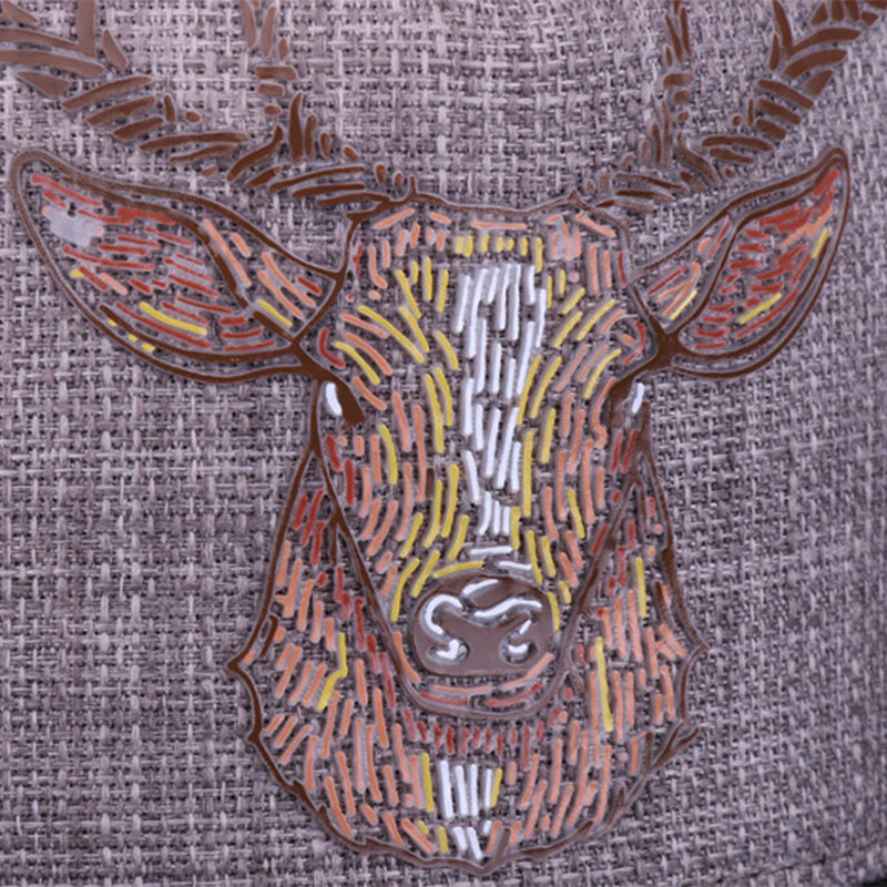 Swedish Deer Vintage Grå Snapback Keps