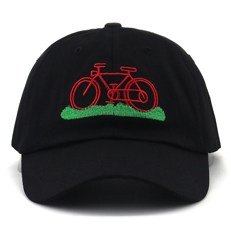 The Red Bicycle Svart Dad Hat