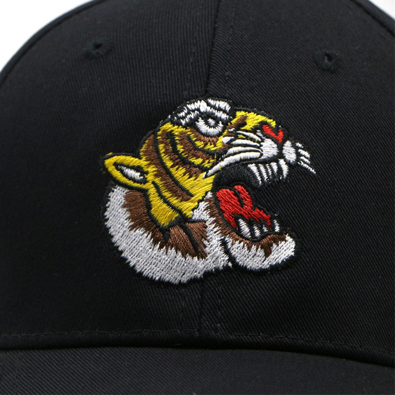 Tiger Roar Svart Unconstructed Dad Hat