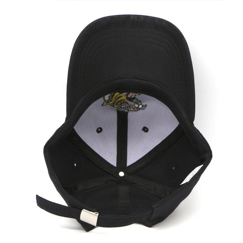 Tiger Roar Svart Unconstructed Dad Hat