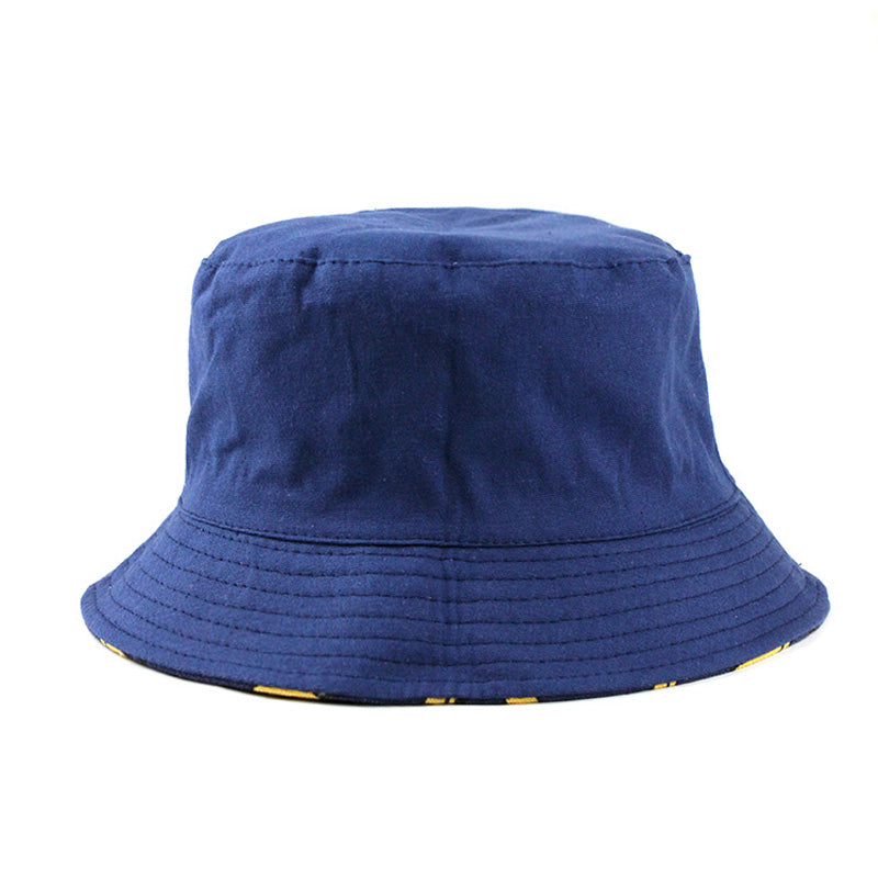 Tropic Bananas Foldable Navy Bucket