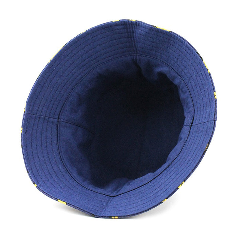 Tropic Bananas Foldable Navy Bucket