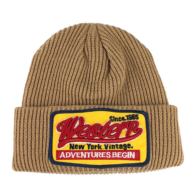 Western Vintage Khaki Uppvikt Mössa