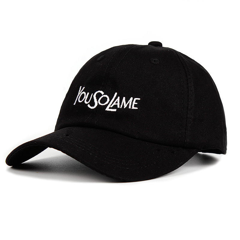 You So Lame Svart Adjustable Dad Hat