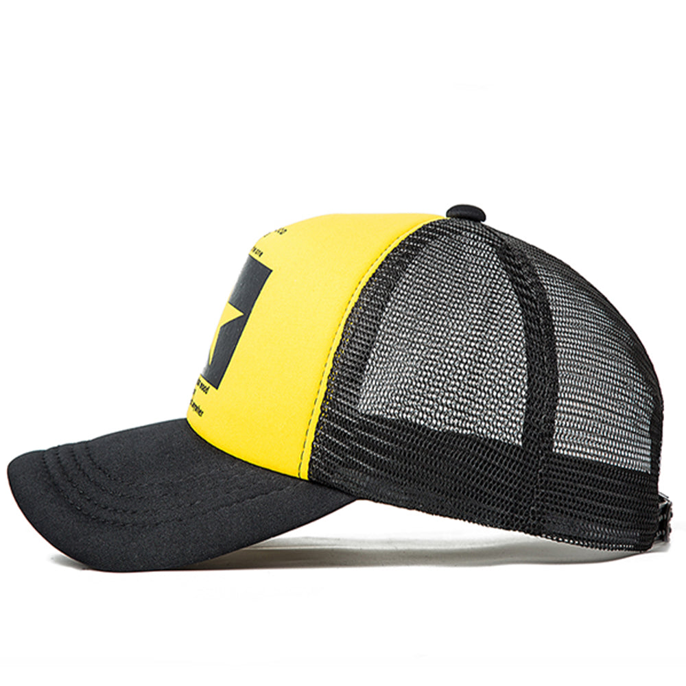 Gul Vintage Truckerkeps