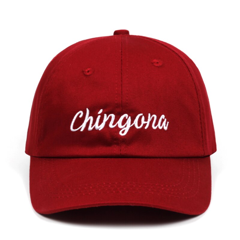 Chingona Vinröd Dad Hat