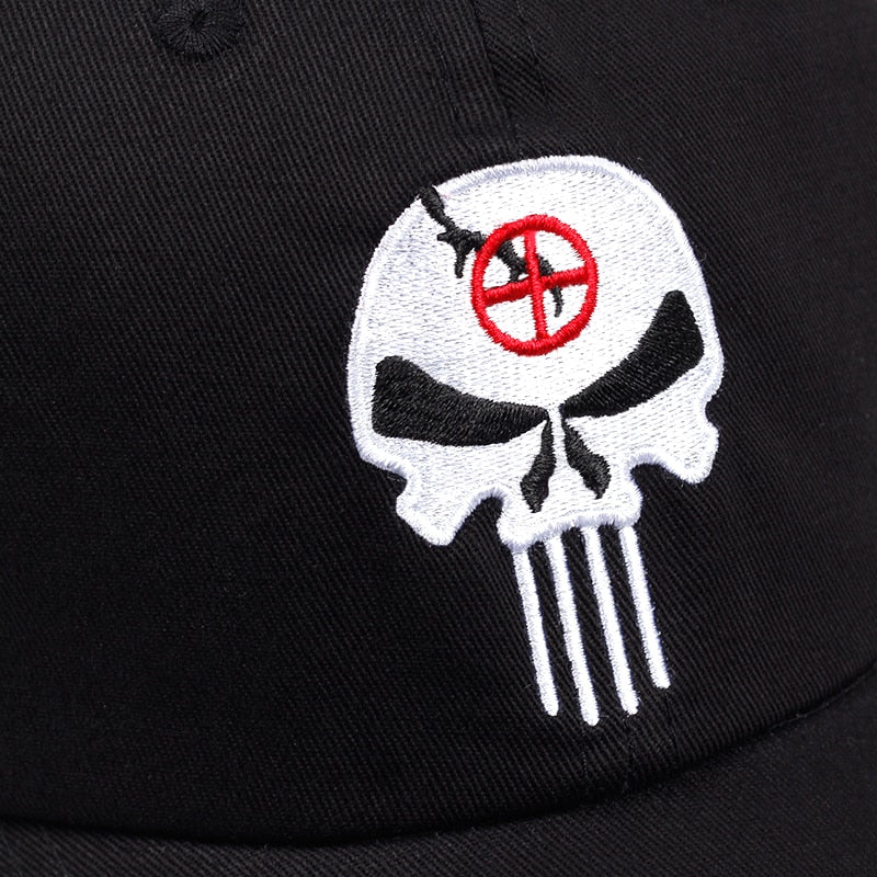 Tactical Punisher Svart Dad Hat