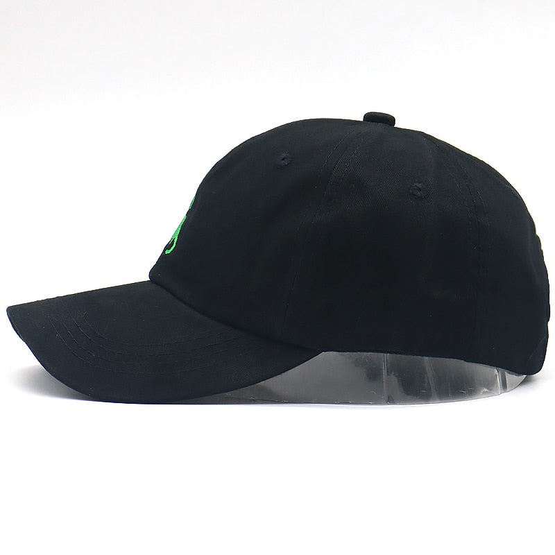 Green Dinosaur Svart Dad Hat
