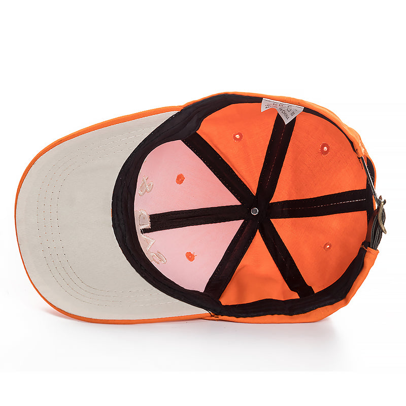 Sad & Hungry Orange Adjustable Keps