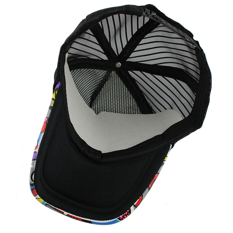 Comic Grafitti Mesh Trucker Keps