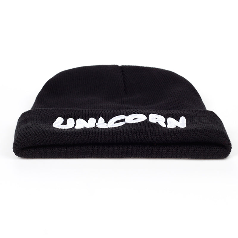 UNICORN Svart Uppvikt Mössa