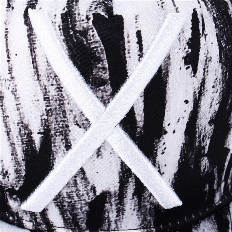 X Colorsplash Svart/Vit Snapback