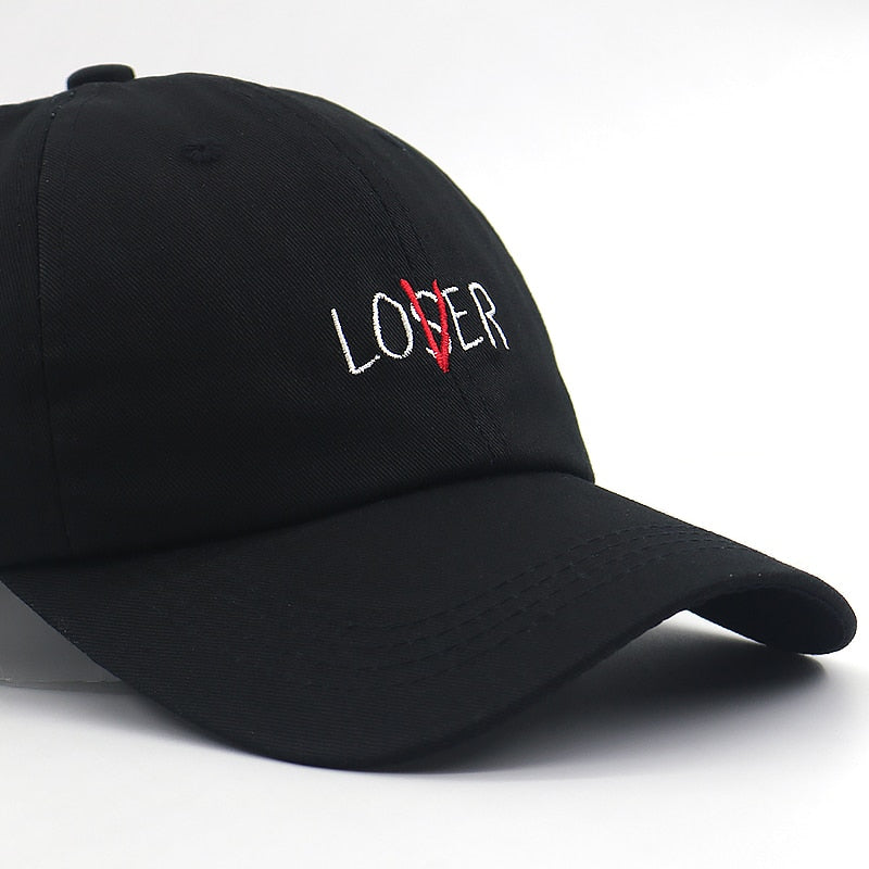 Lover Loser Svart Dad Hat