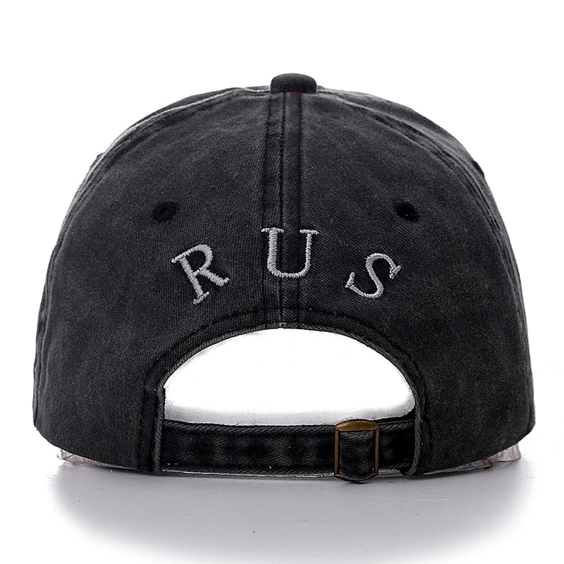 RUS Flag Vintage Grå Adjustable
