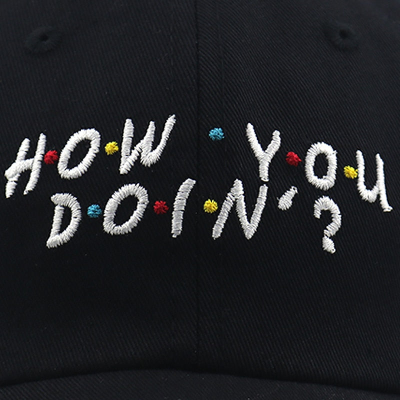 How You Doin Svart Dad Hat