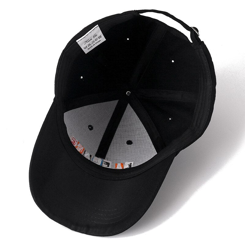 Svart Dad Hat LA FLAME