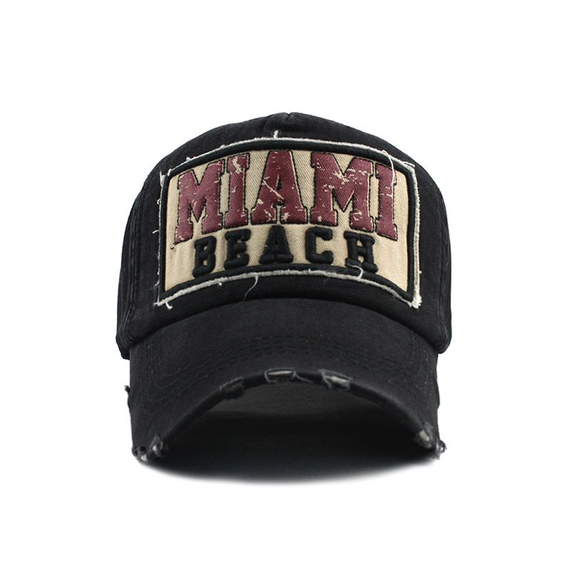 Miami Beach Trashed Svart Adjustable